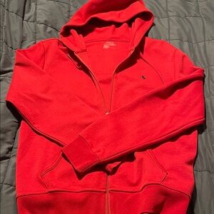 Polo by Ralph Lauren Men's Zip-Up Red Sweater